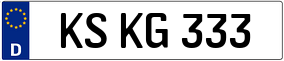 Truck License Plate